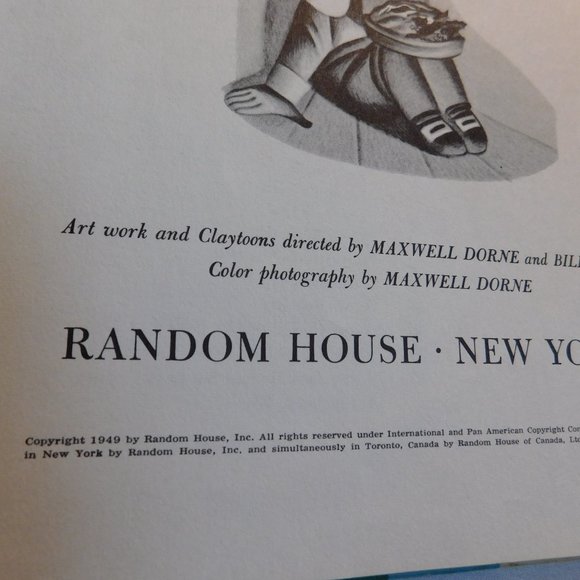 Vintage Mother Goose Published by Random House 1949 - Picture 4 of 9